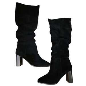 INC International Concepts Womens Womens Knee High Suede Boots Black Size 11